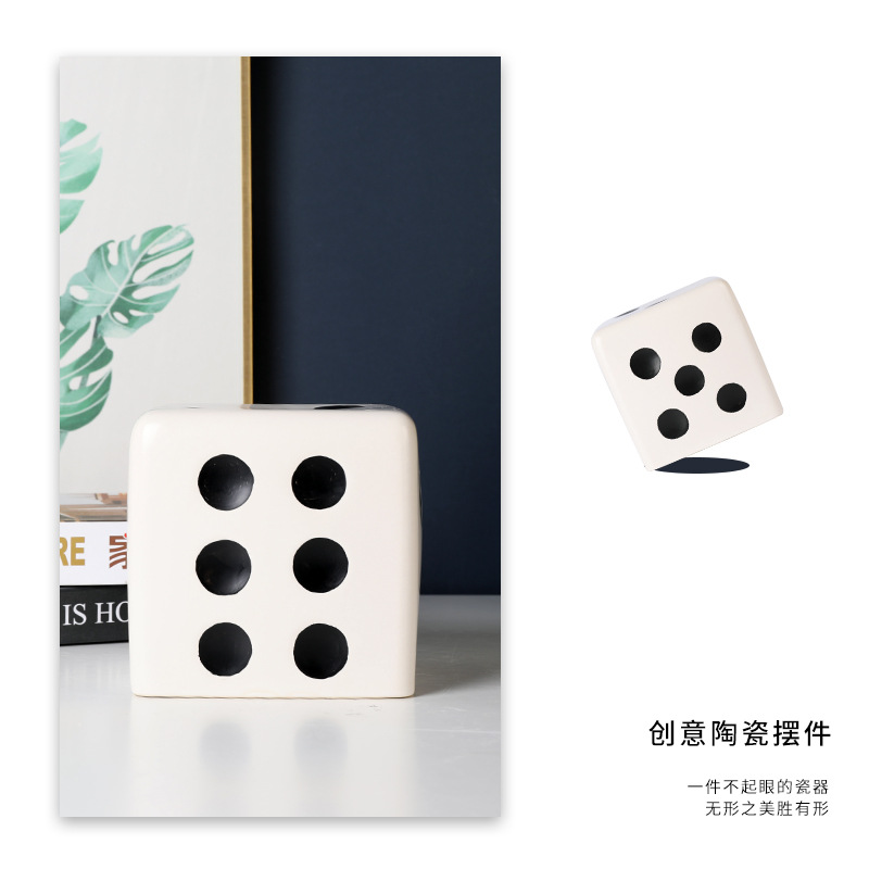 Ceramic Dice Crafts Bookcase T - Art Craft Store avaliação e preço