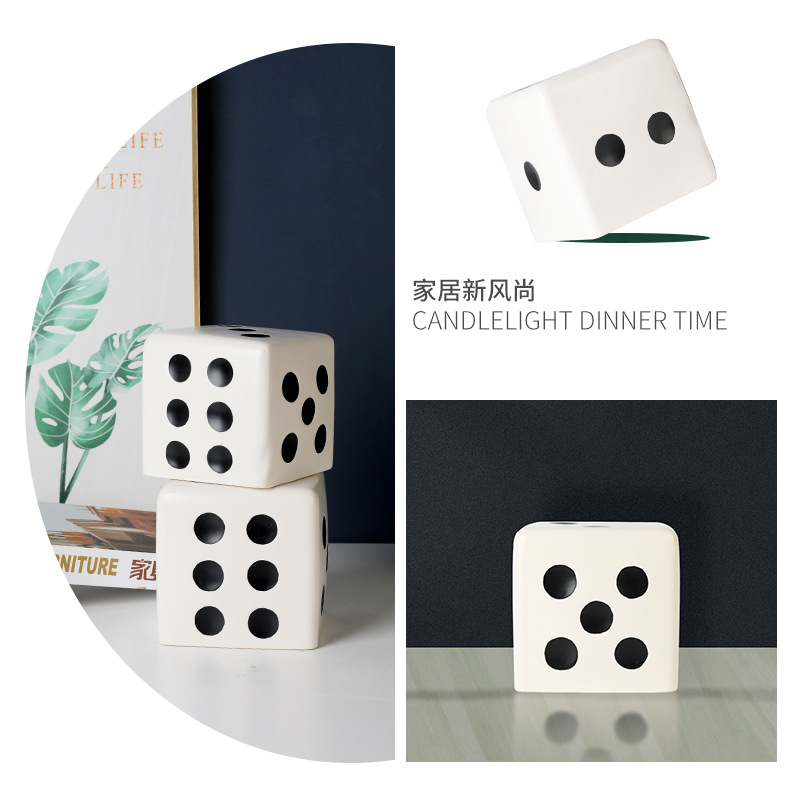 Ceramic Dice Crafts Bookcase T - Art Craft Store avaliação e preço