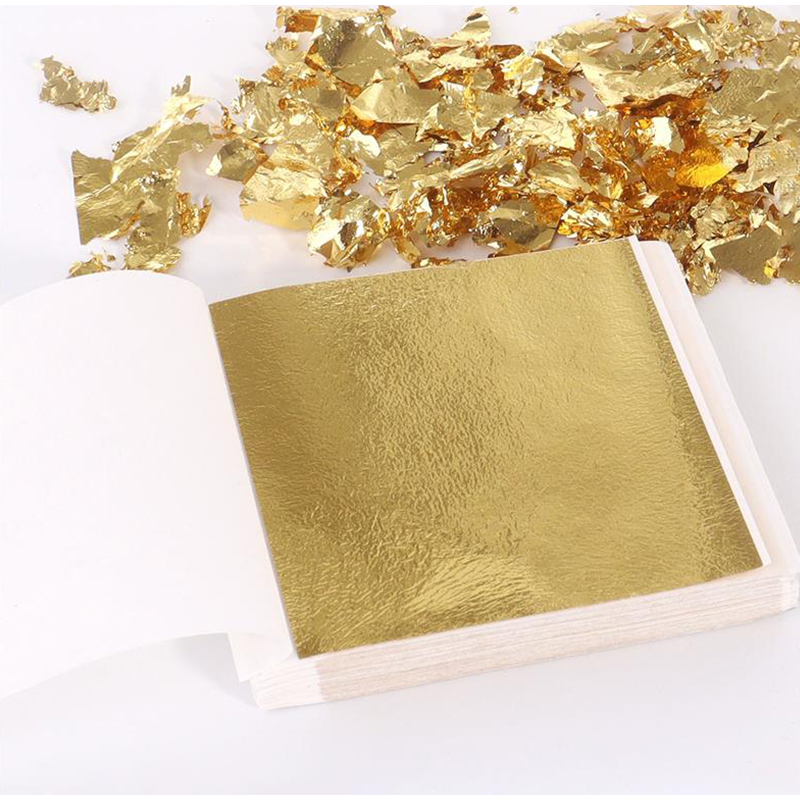 200Pcs Golden Leaf Foil Leaf S - Art Craft With Leaves avaliação e preço