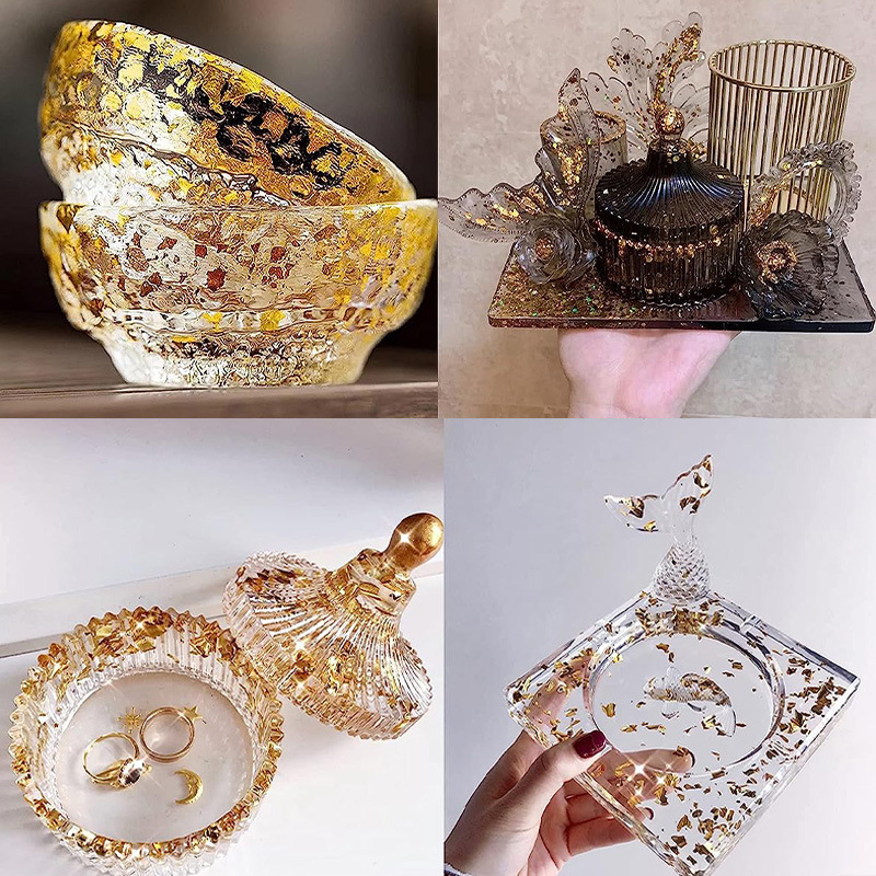 200Pcs Golden Leaf Foil Leaf S - Art Craft With Leaves avaliação e preço