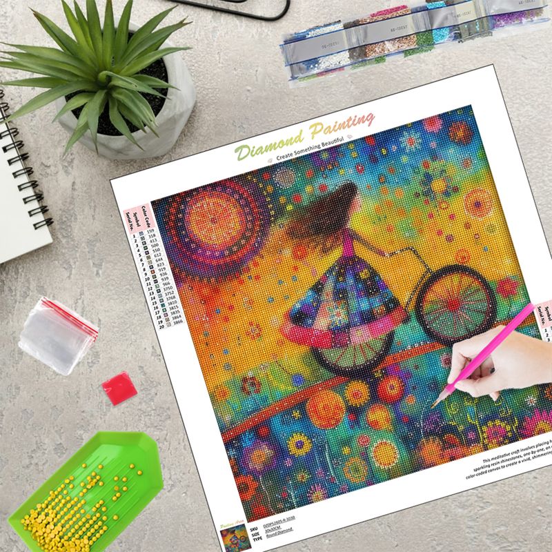 RUOPOTY Diamond Painting Livin - Art Craft Ideas With Paper avaliação e preço
