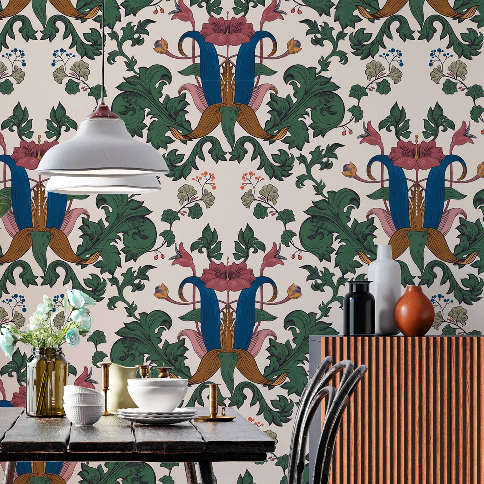 William Morris Inspired Wallpa - Art Craft William Morris avaliação e preço