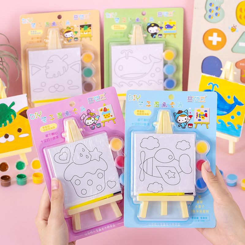 5 Packs Cartoon DIY Oil Painti - Art Craft Movement avaliação e preço