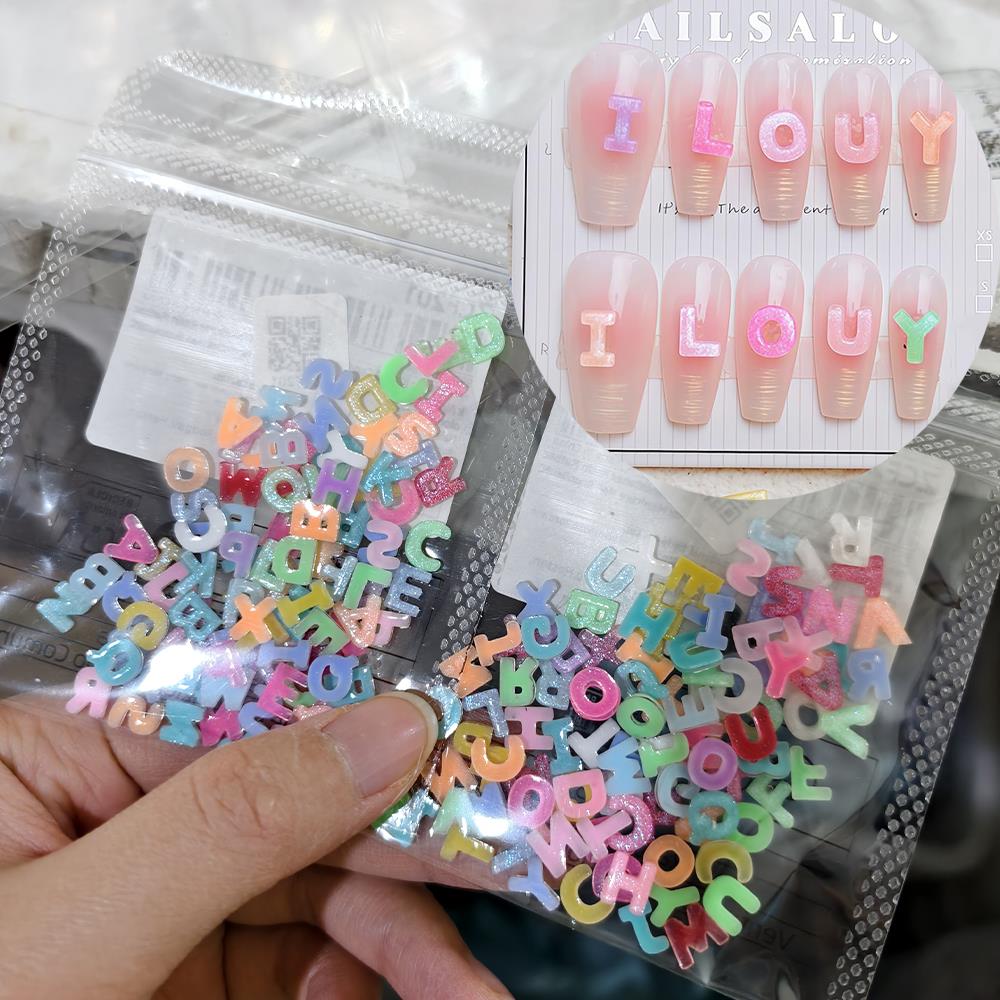 100/200Pcs 3D Candy Color Lett - Art And Craft Letter Z avaliação e preço