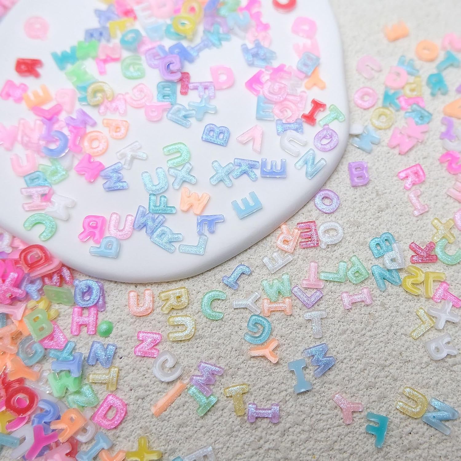 100/200Pcs 3D Candy Color Lett - Art And Craft Letter Z avaliação e preço