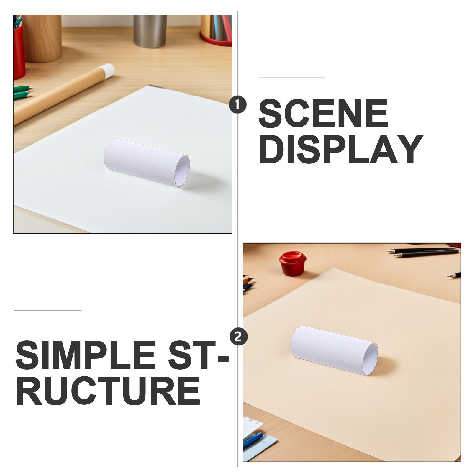 10Pcs Cardboard Tubes Kraft Ma - Artwork Craft avaliação e preço