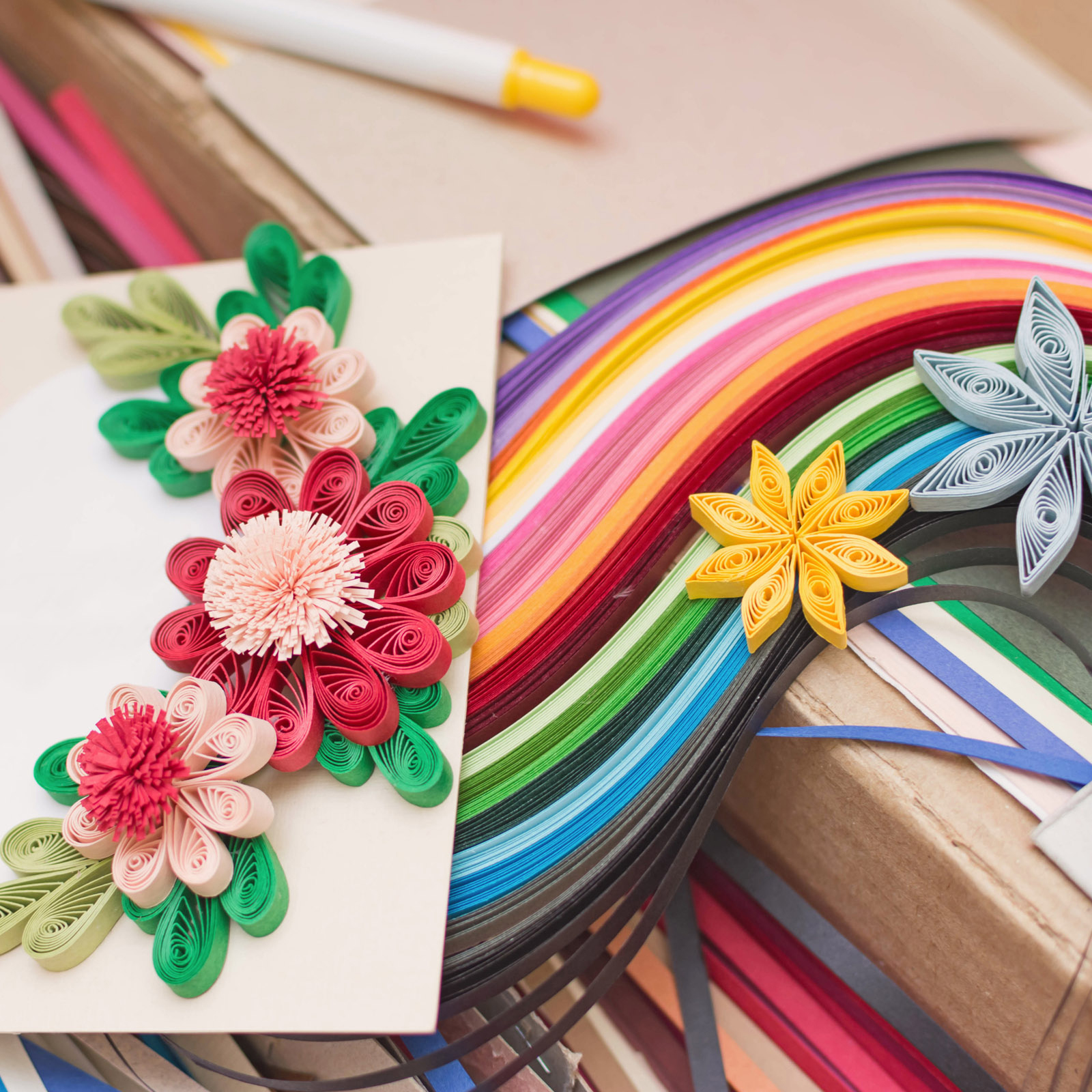 600/840pcs Quilling Strips Pap - Art Quilling Craft avaliação e preço