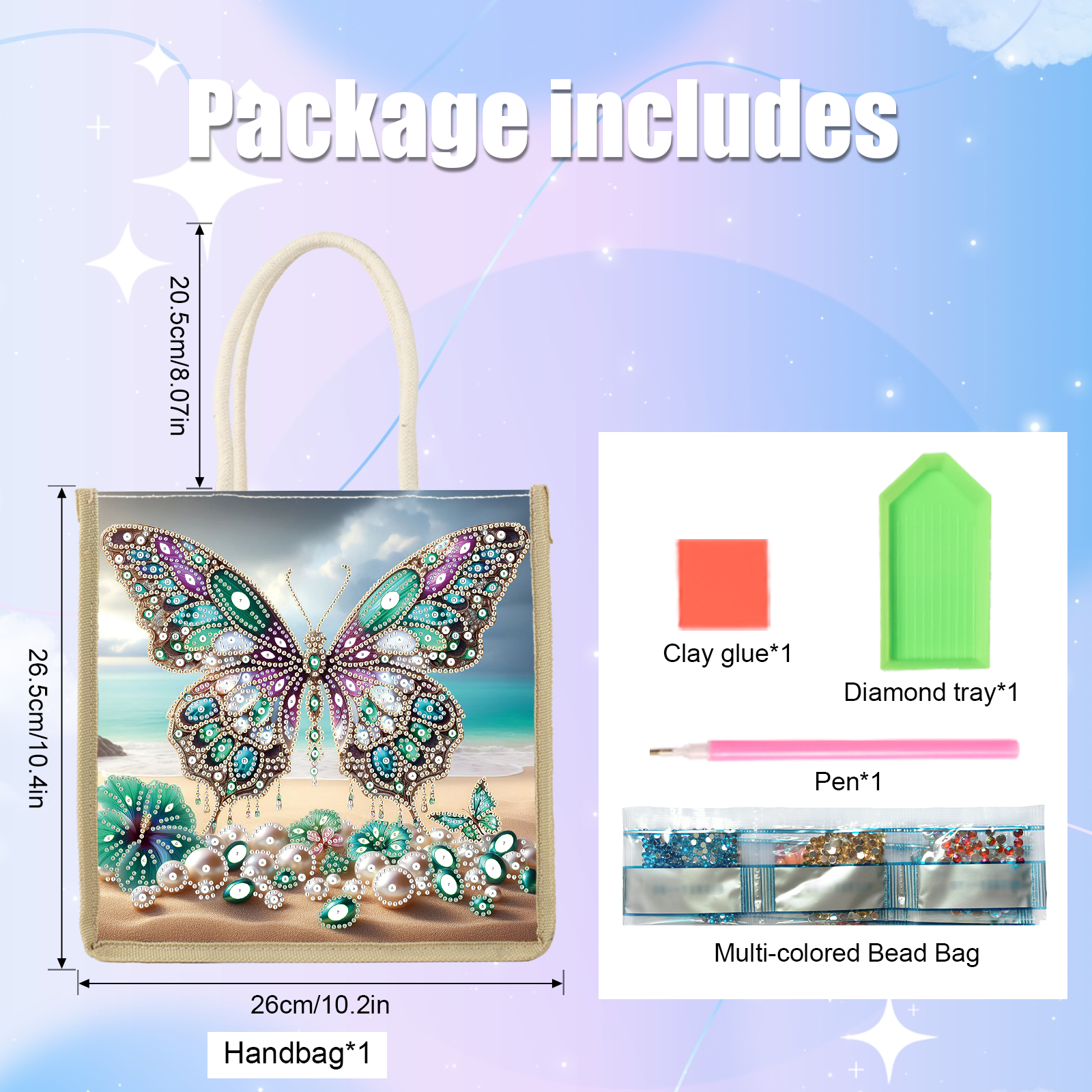 Diamond Art Painting Handbag K - Art Craft Shop avaliação e preço