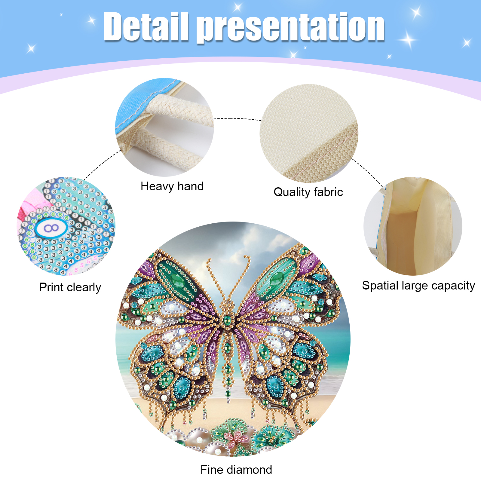 Diamond Art Painting Handbag K - Art Craft Shop avaliação e preço
