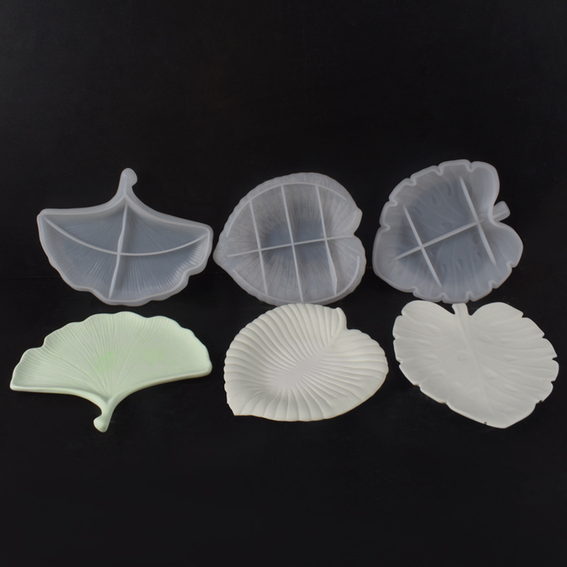 Plaster Cement DIY Leaf Dish M - Art Craft With Leaves avaliação e preço