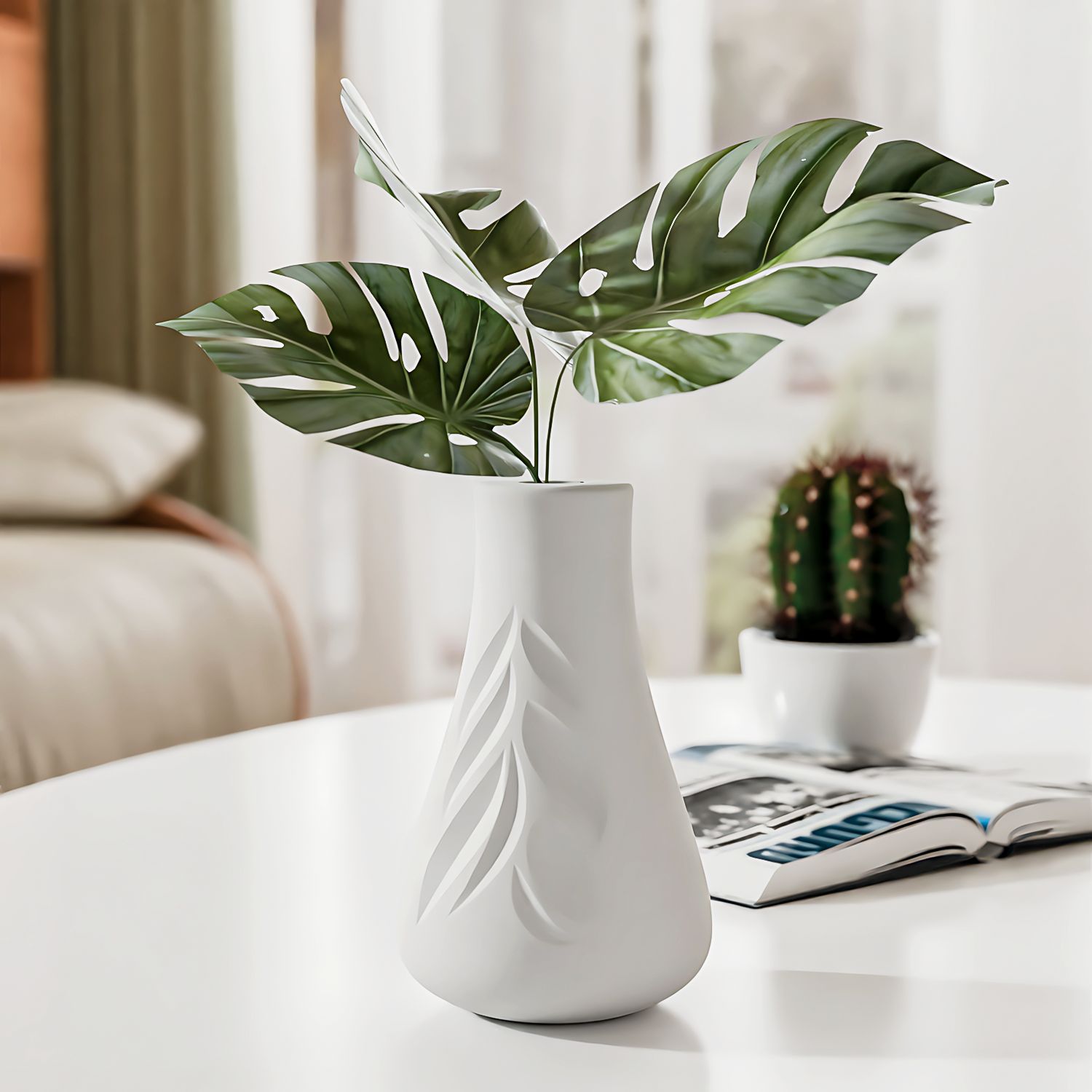 Leaf Texture Vase Silicone Mol - Art Craft With Leaves avaliação e preço