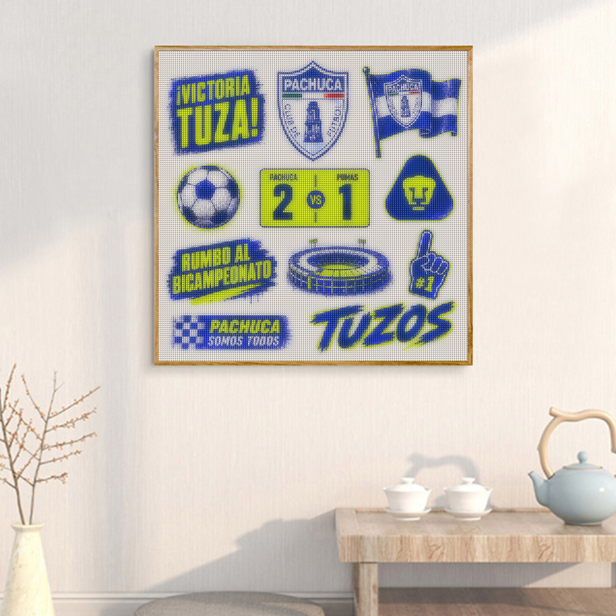 Maxico Football Diamond Painti - Art Craft Ideas With Paper avaliação e preço