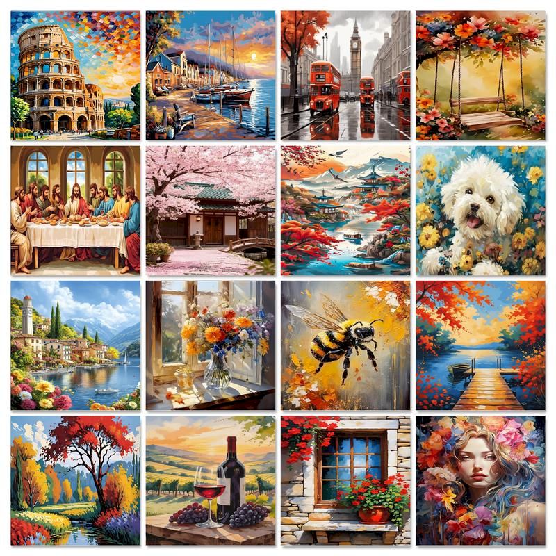 CHENISTORY Painting By Number  - Art Craft Number avaliação e preço