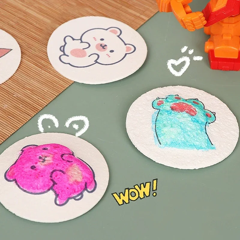 3D Puffy Foam Texture Painting - Art Craft Board avaliação e preço