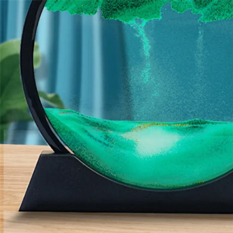 Round Glass 3D Hourglass Quick - Art Craft Movement avaliação e preço