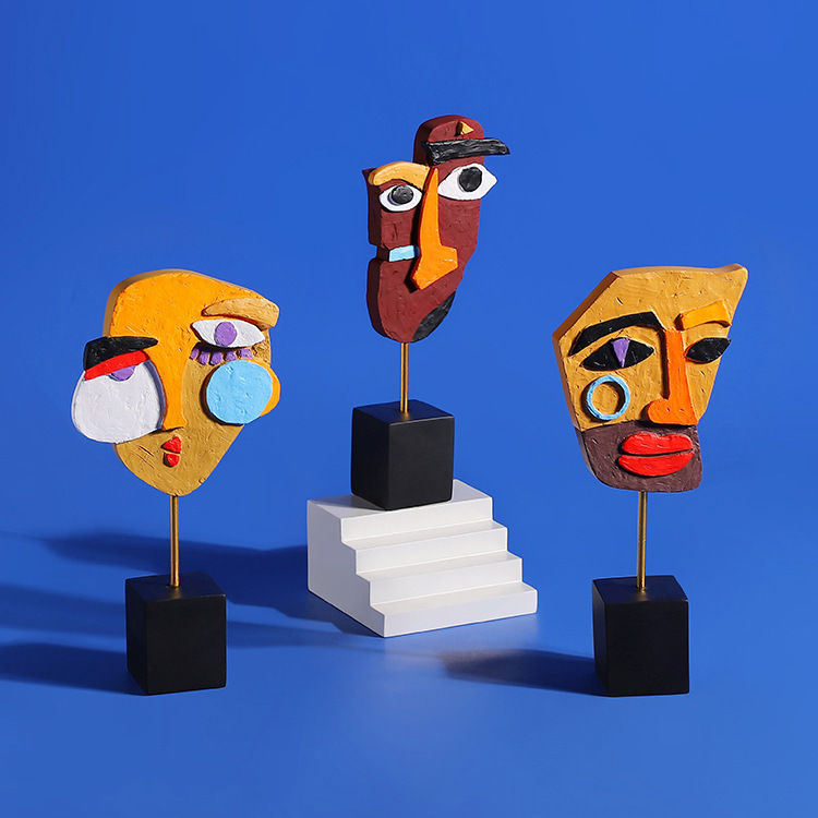 Creative Abstract Human Face C - Art Craft Shop avaliação e preço