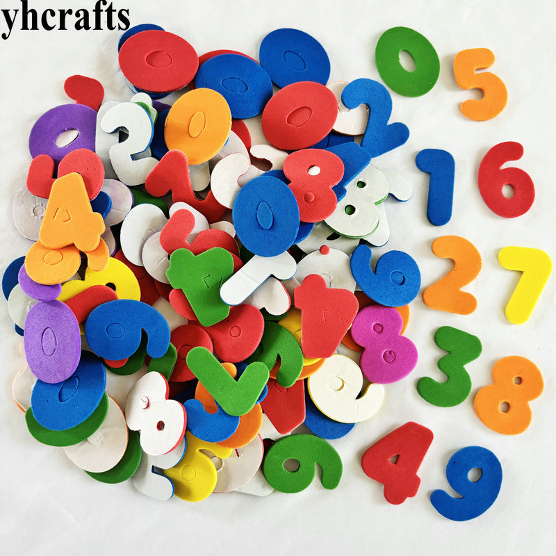150PCS Mixed color 0-9 number  - Art And Craft Letter Z avaliação e preço