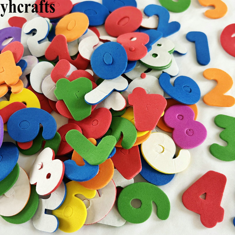 150PCS Mixed color 0-9 number  - Art And Craft Letter Z avaliação e preço