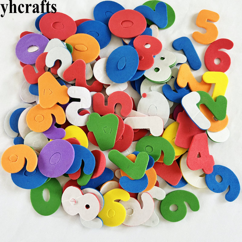 150PCS Mixed color 0-9 number  - Art And Craft Letter Z avaliação e preço