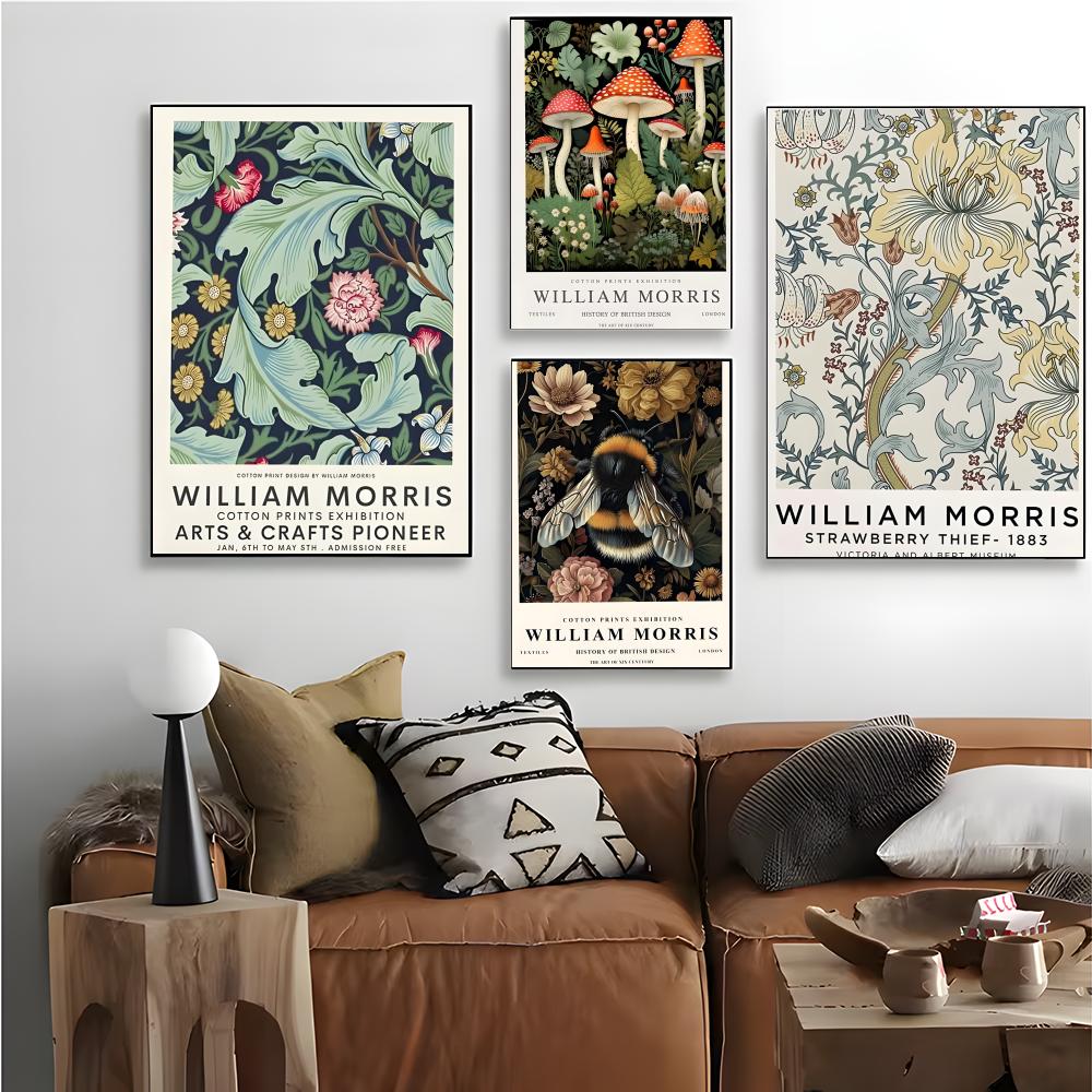 Vintage William Morris Poster  - Art Craft William Morris avaliação e preço