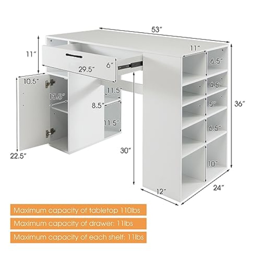 Craft Table with Storage Artwo - Artwork Craft avaliação e preço