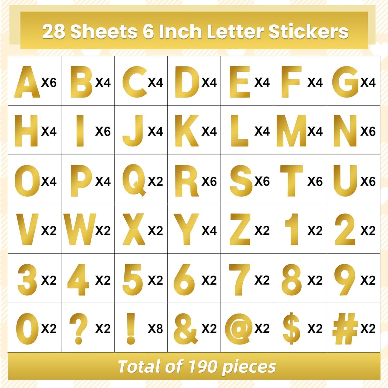 14/28 Sheets 6 Inch Letter Sti - Art And Craft Letter Z avaliação e preço
