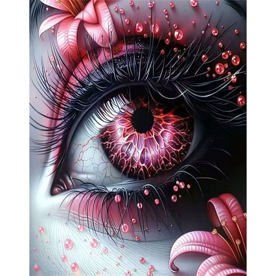 RUOPOTY Red Pupils Diamond Pai - Art Craft Ideas With Paper avaliação e preço