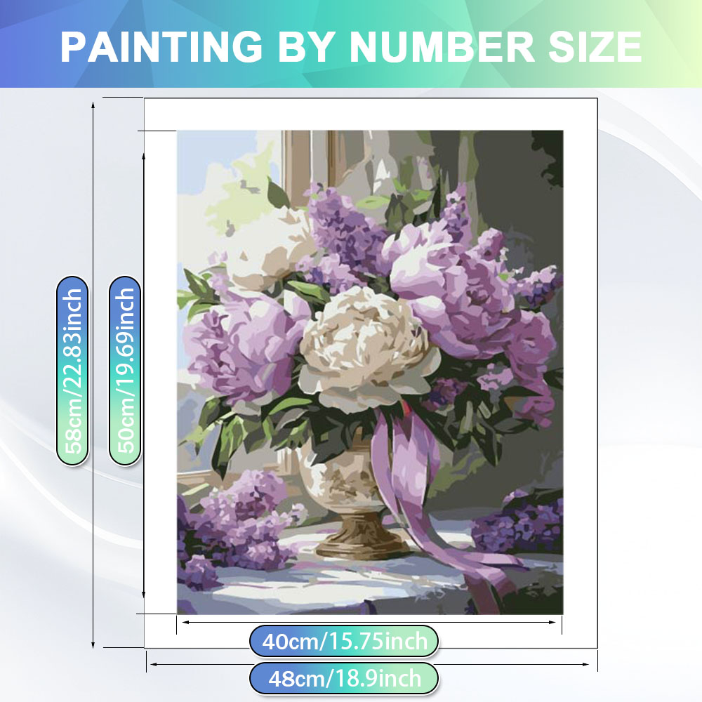 HUACAN Painting By Numbers Adu - Art Craft Number avaliação e preço