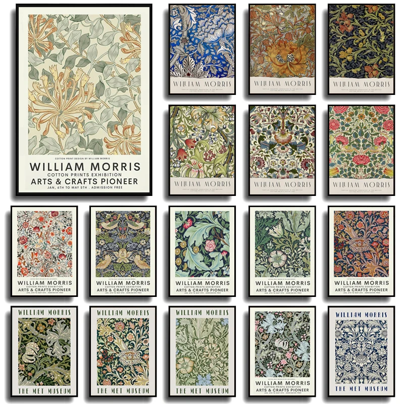 Canvas Painting Wall Picture A - Art Craft William Morris avaliação e preço
