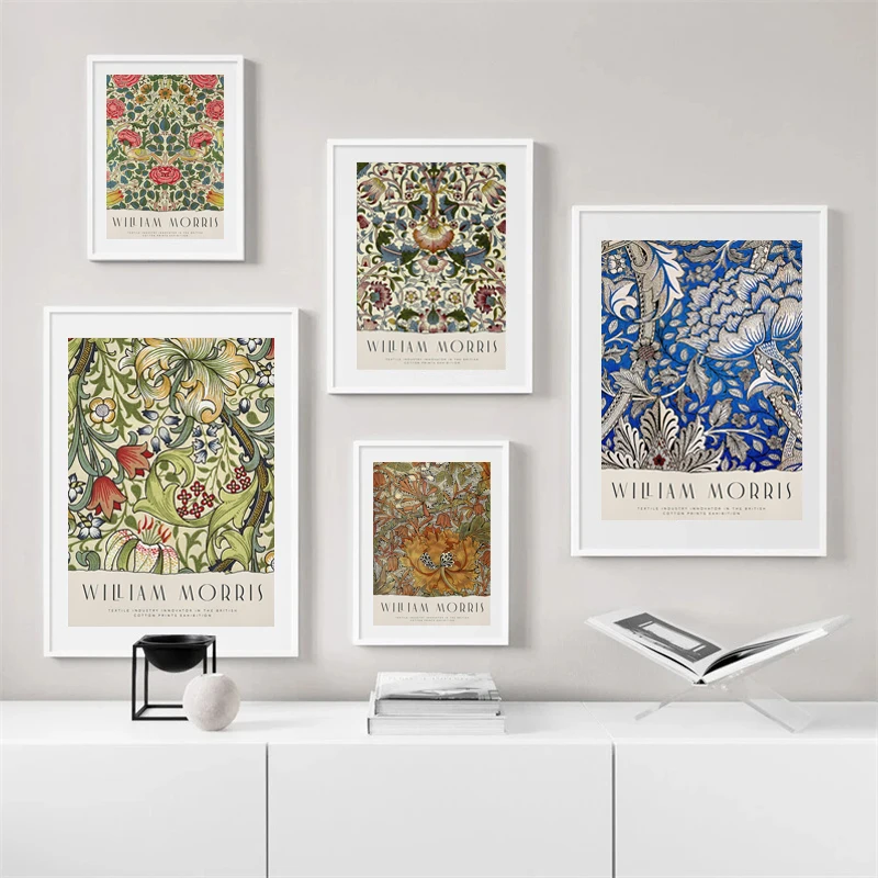 Canvas Painting Wall Picture A - Art Craft William Morris avaliação e preço