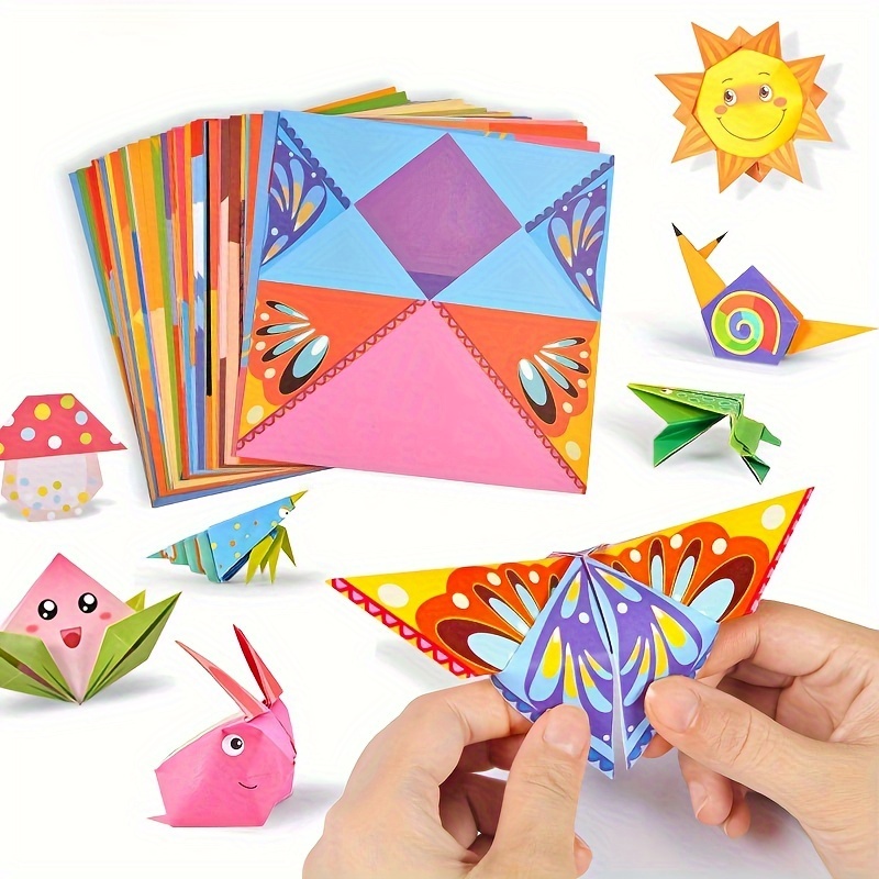 1 Set of 54 Sheet Origami Fun  - Art & Craft Paper Origami avaliação e preço