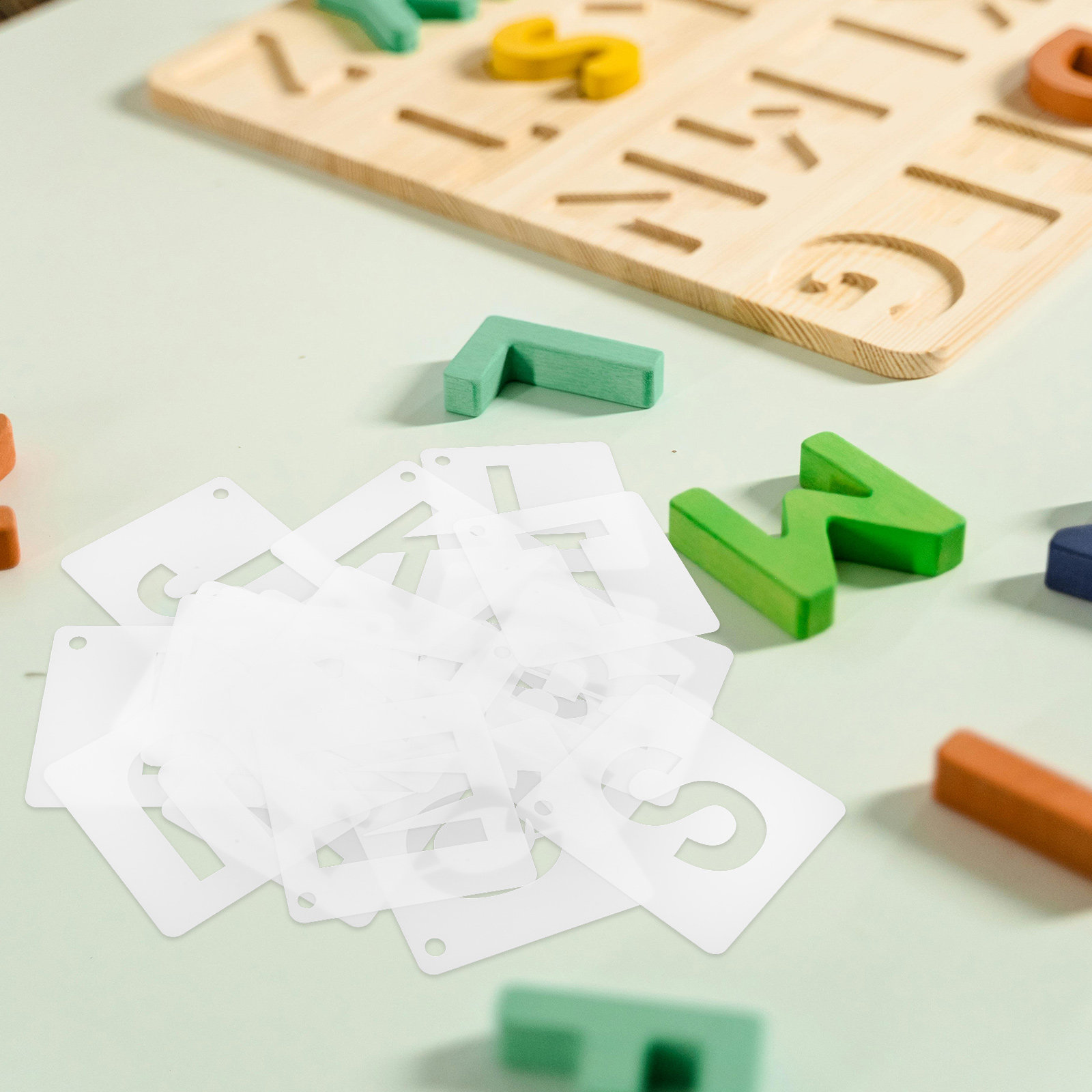 1Set Plastic Reusable Alphabet - Art And Craft Letter Z avaliação e preço