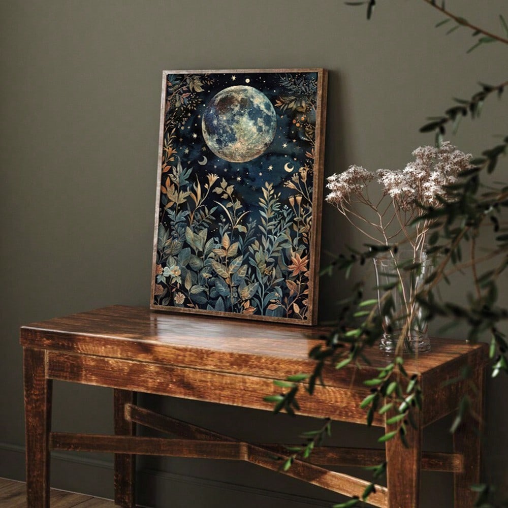 2pcs/set Boho Moon Botanical C - Art Craft William Morris avaliação e preço