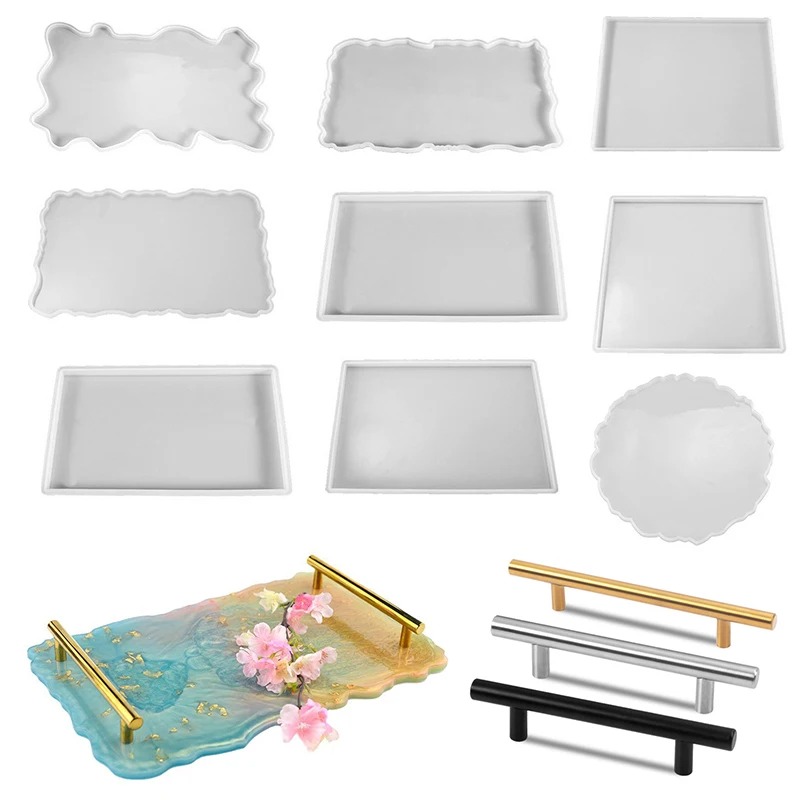 Tray Epoxy Resin Silicone Mold - Art Craft Board avaliação e preço