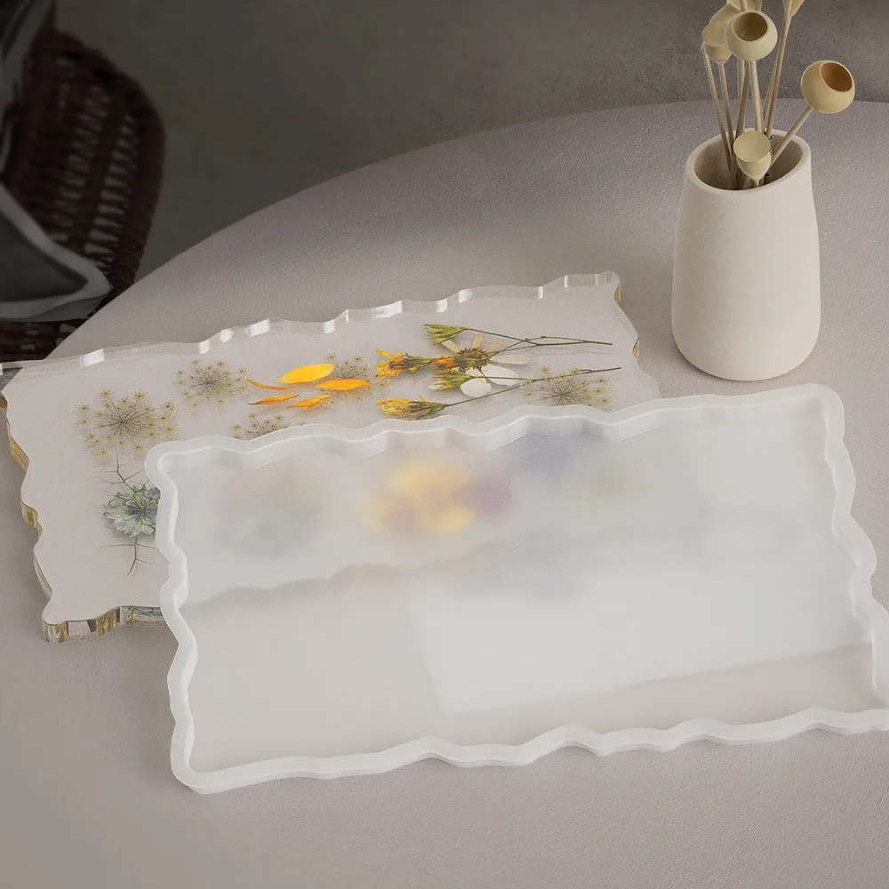 Tray Epoxy Resin Silicone Mold - Art Craft Board avaliação e preço