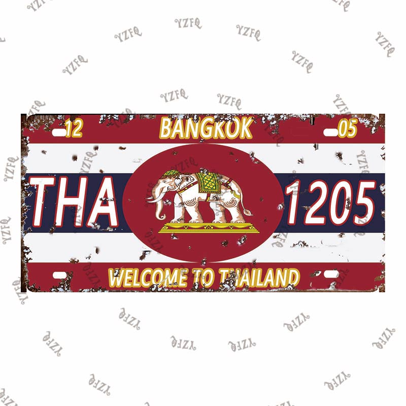 6x12imch Vintage Thailand Trav - Art Craft Shop avaliação e preço
