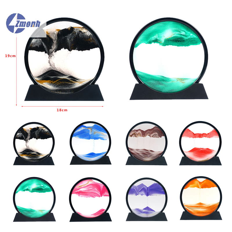 New！1Pcs 3D Hourglass Quicksan - Art Craft Movement avaliação e preço