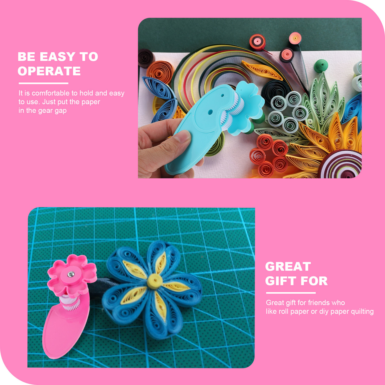 2Pcs Paper Quilling Tool Premi - Art Quilling Craft avaliação e preço