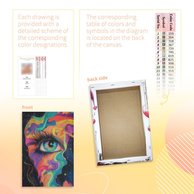 PhotoCustom Framed Colorful Bi - Art Craft Ideas With Paper avaliação e preço