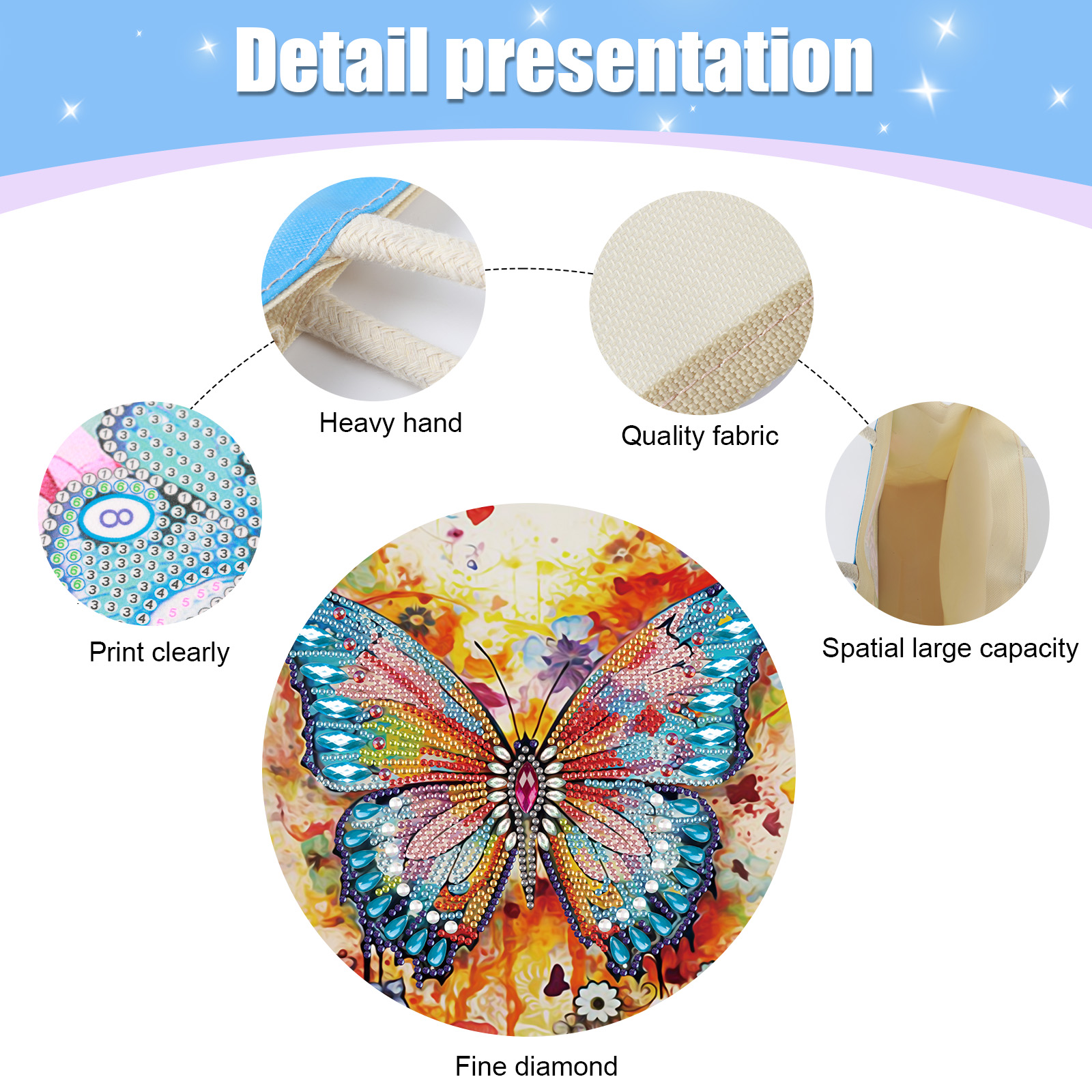 Diamond Painting Handbag Kits, - Art Craft Shop avaliação e preço