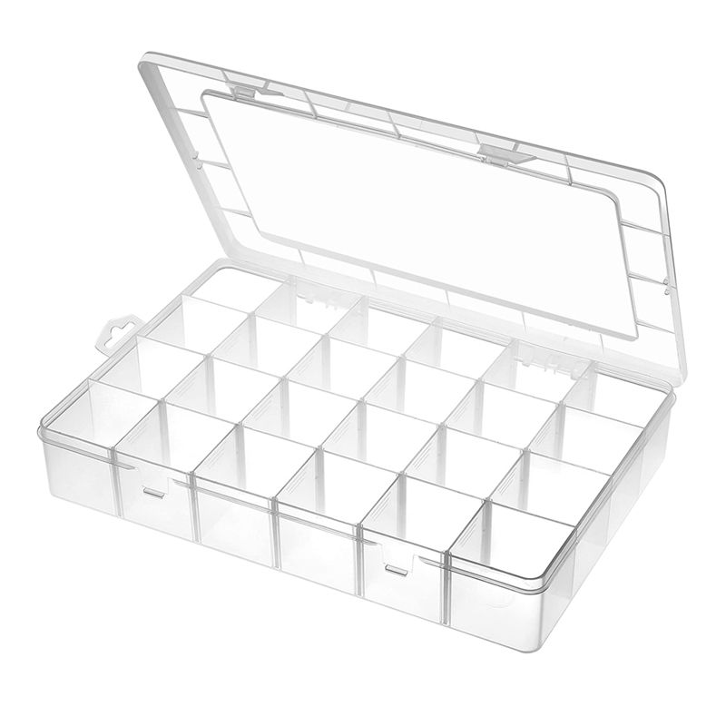 Large 24 Grids Plastic Organiz - Art Craft Store avaliação e preço