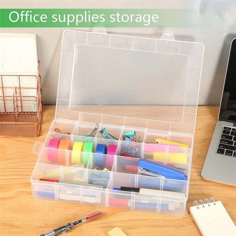 Large 24 Grids Plastic Organiz - Art Craft Store avaliação e preço
