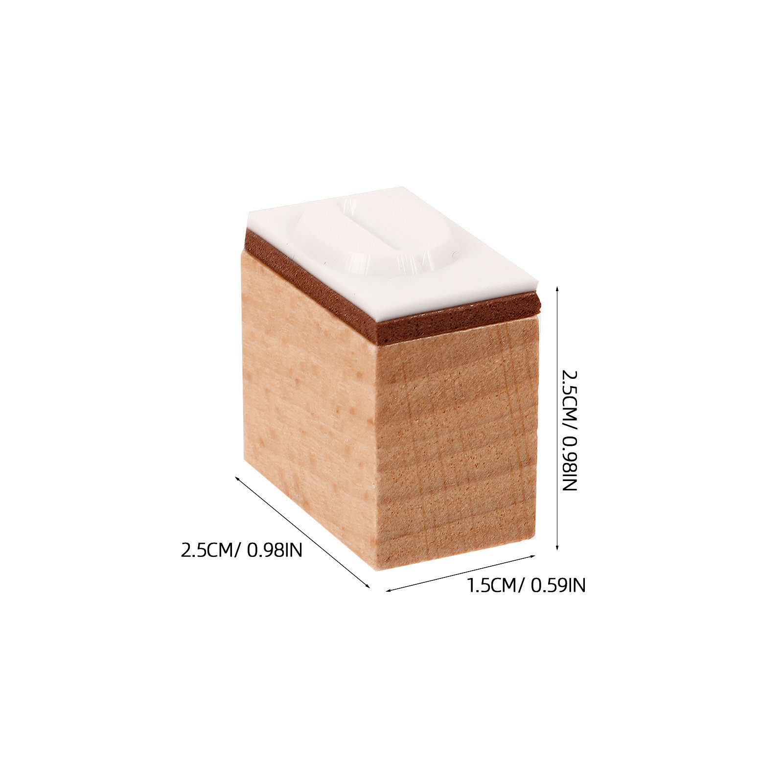 36Pcs Mini Wooden Number Stamp - Art Craft Number avaliação e preço