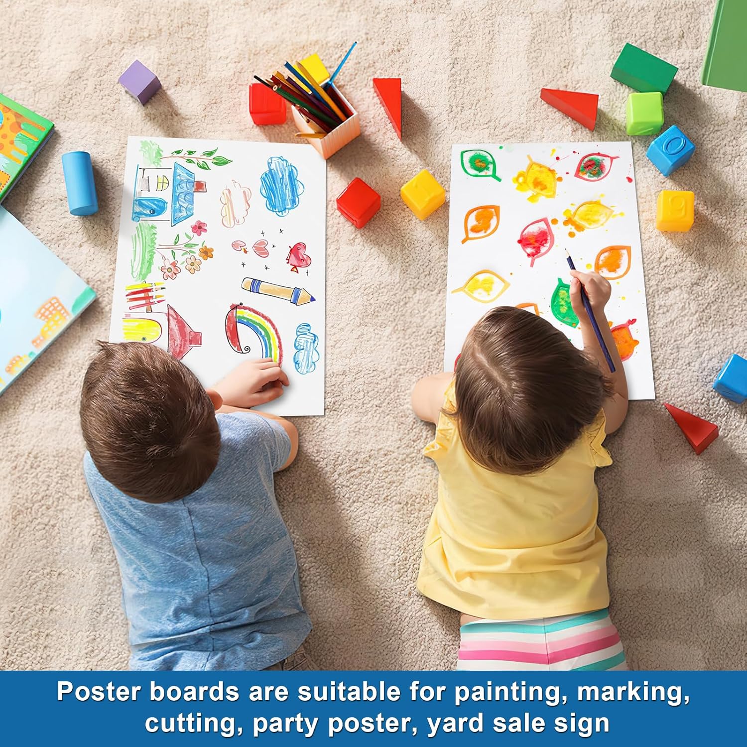 25 Pack White Poster Board 11. - Art Craft Board avaliação e preço