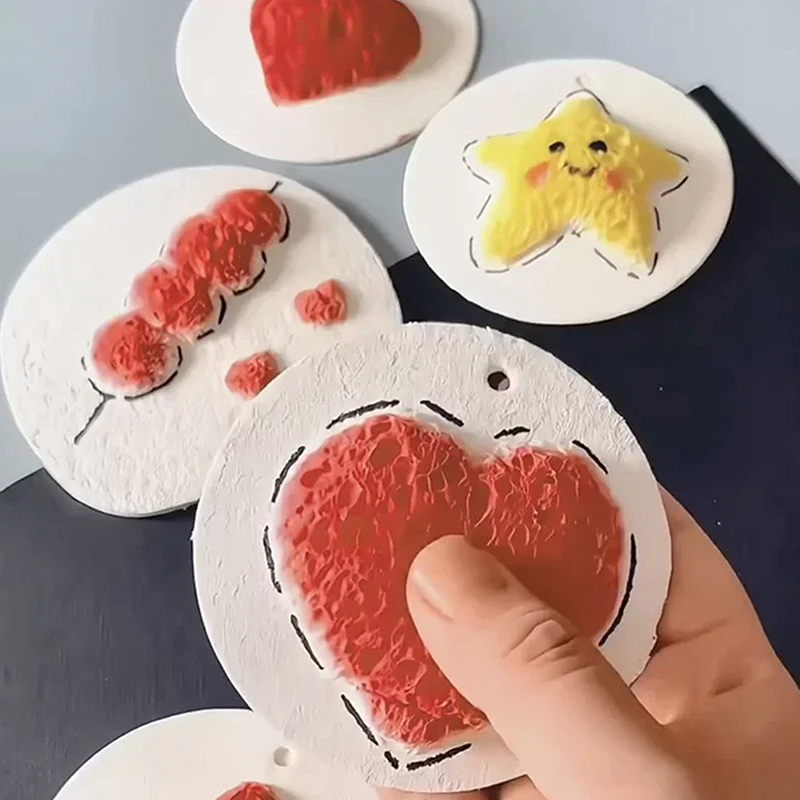 3D Magic Puffy Foam Texture Pa - Art Craft Board avaliação e preço