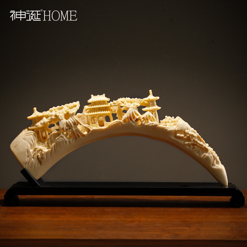 Chinese Imitated Ivory Statue  - Art Craft Store avaliação e preço