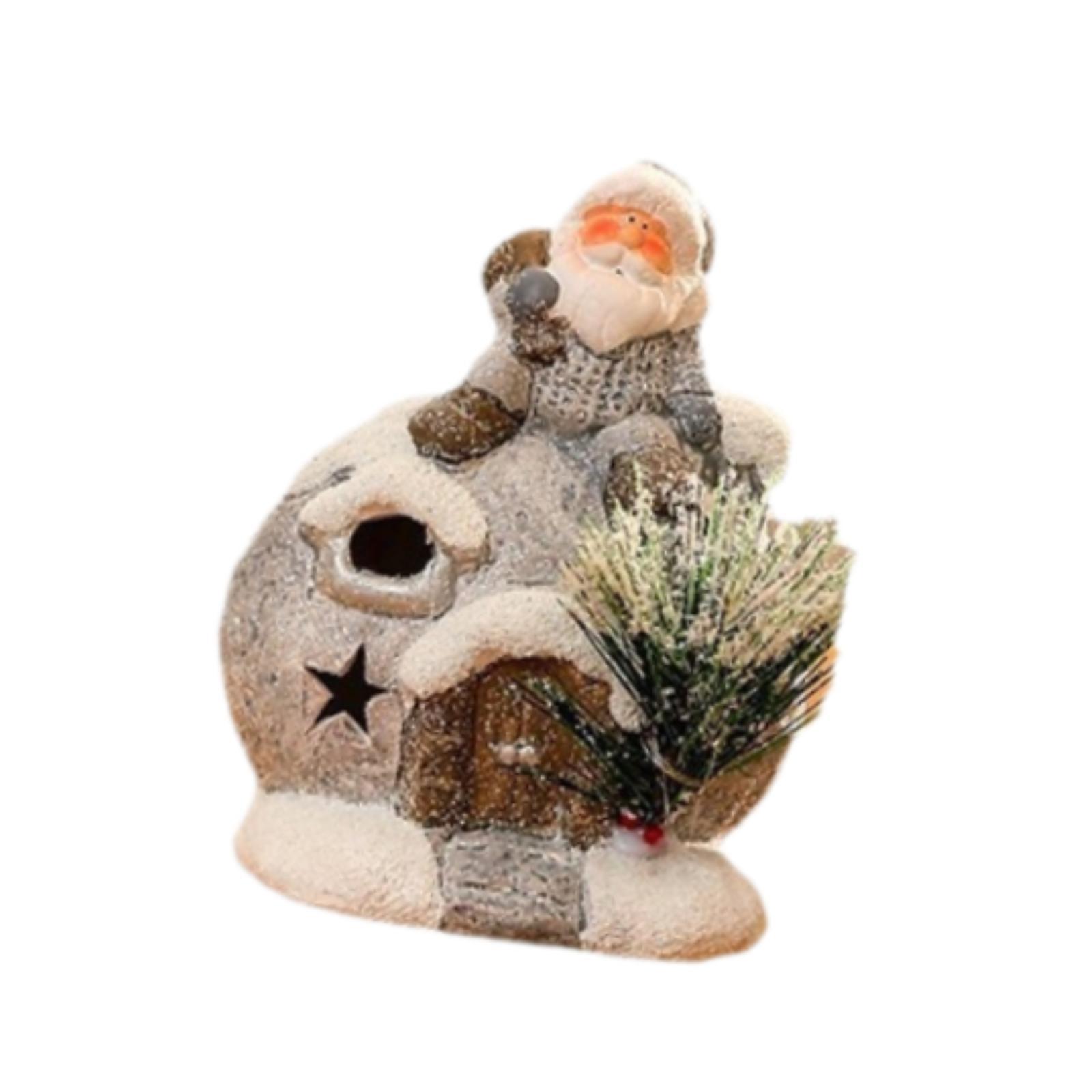 Christmas Figurine Collectible - Art Craft Shop avaliação e preço