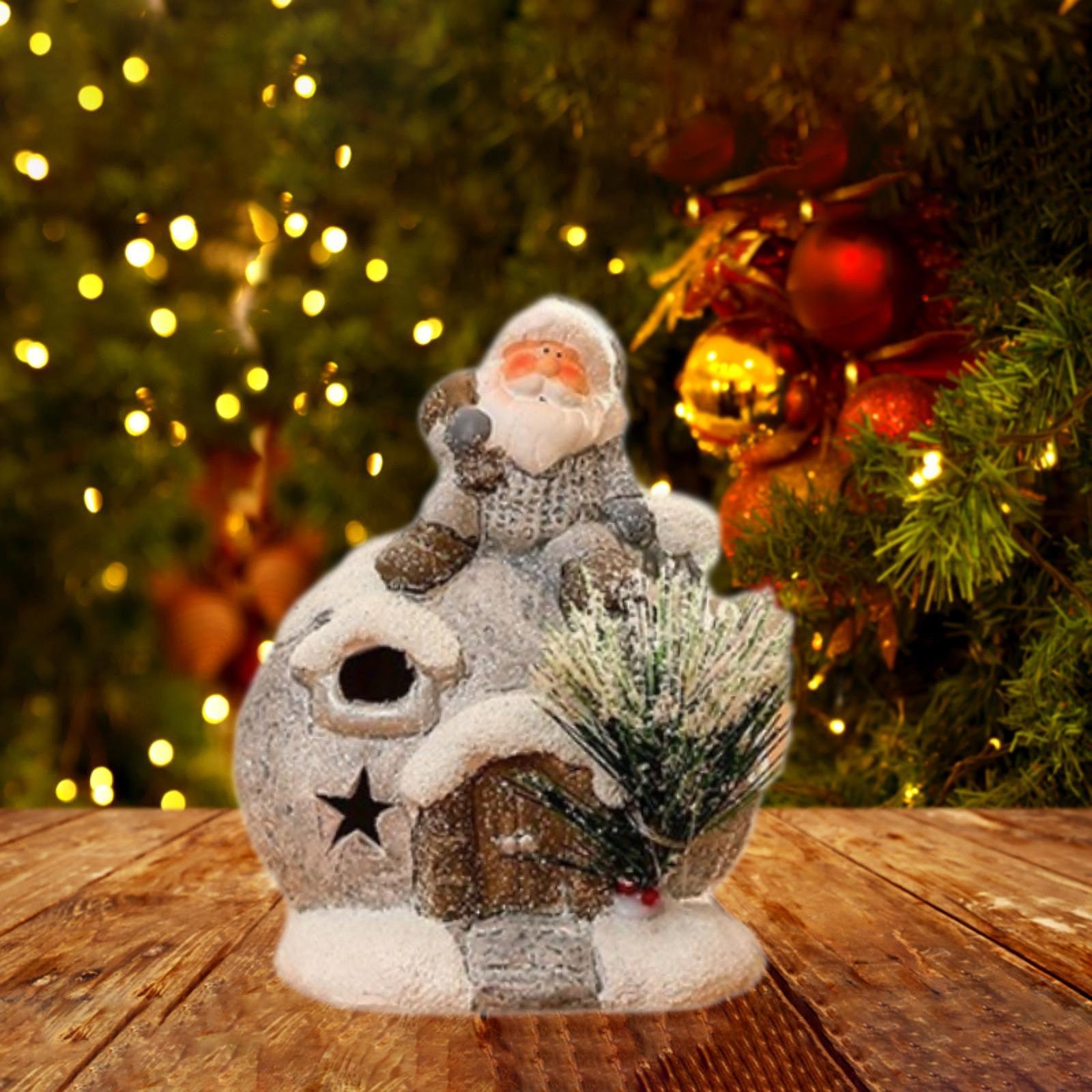 Christmas Figurine Collectible - Art Craft Shop avaliação e preço