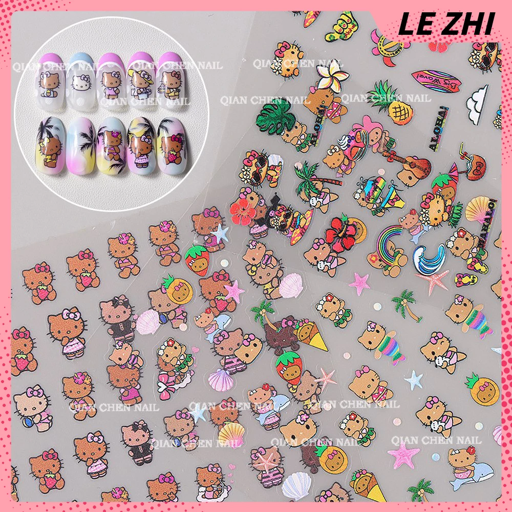 Kawaii Cartoon Nail Art Sticke - Art Craft Movement avaliação e preço