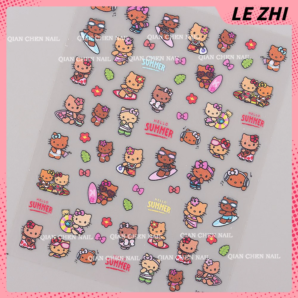 Kawaii Cartoon Nail Art Sticke - Art Craft Movement avaliação e preço